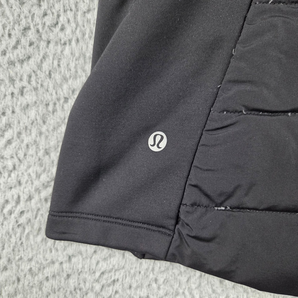 Lululemon Down For It All Vest Womens 8 Black Puffer Full Zip Lightweight - Picture 8 of 10